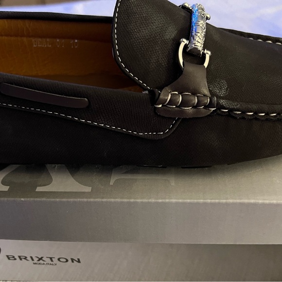 Men’s Brown Suede Brixton Driving Loafers Size 10 Brand New In Box! Preppy - Picture 7 of 10